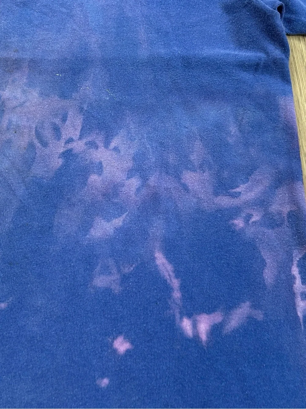 Vtg 90s blue/ pink faded Nike blank tee with embroidered logo made in USA XL
